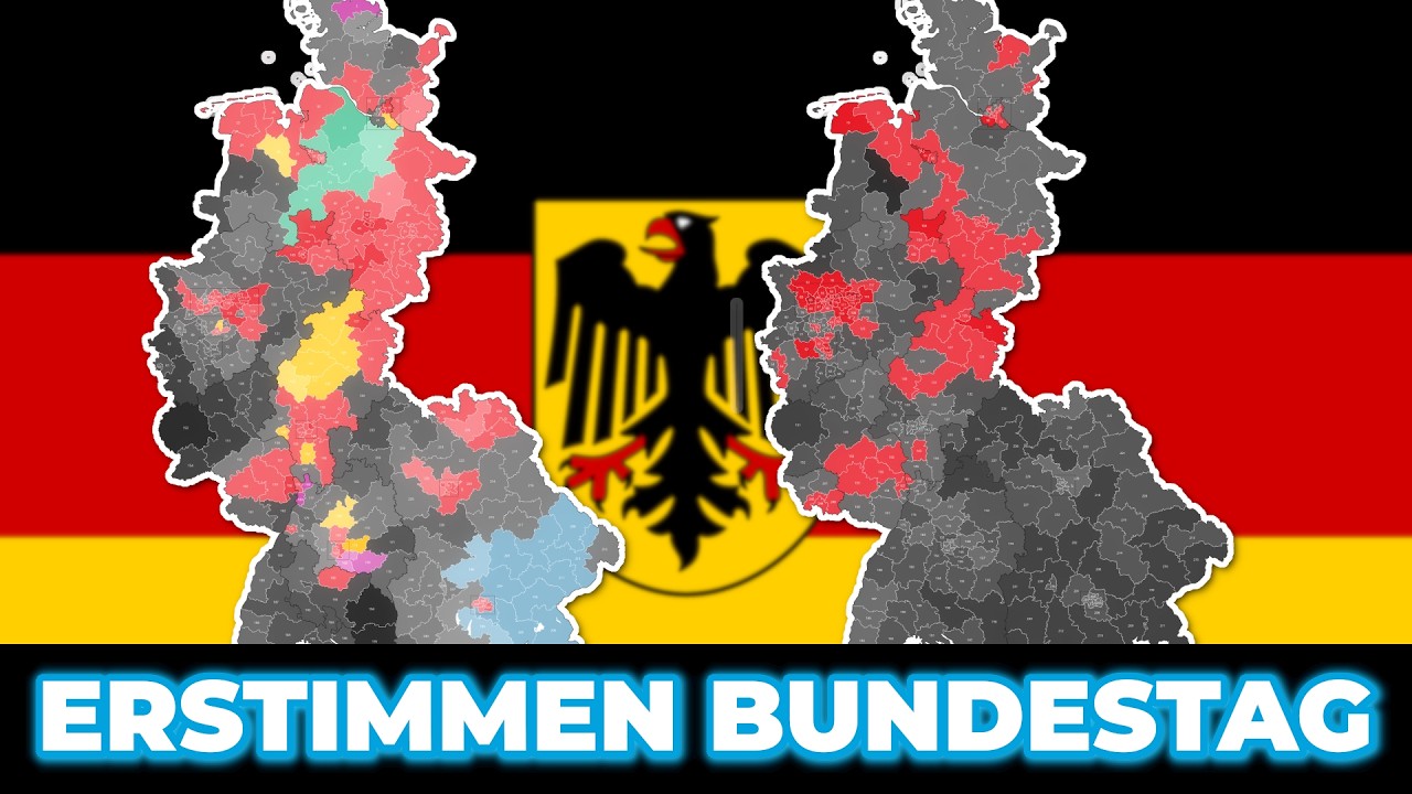 Bundestag, aber nur die Erstimme Zählt seit dem Zweiten Weltkrieg