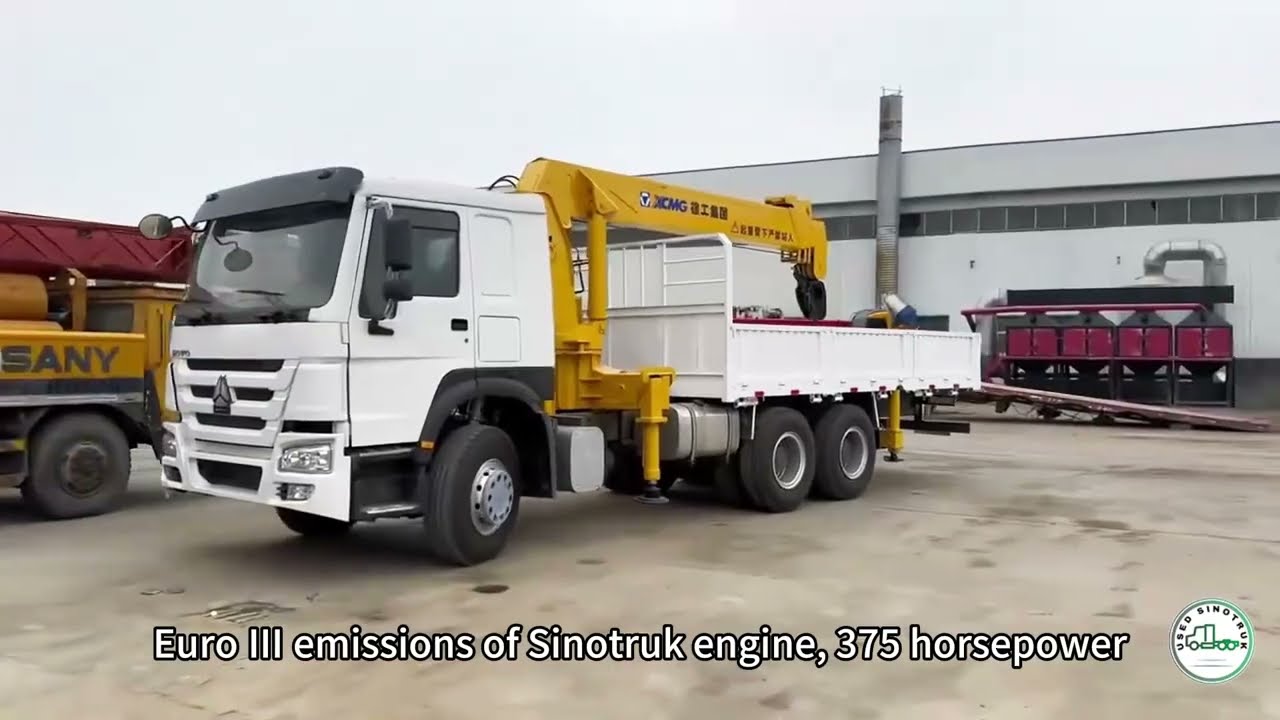 Used Sinotruk Howo Crane Truck 10 Ton 6x4 with XCMG Boom
