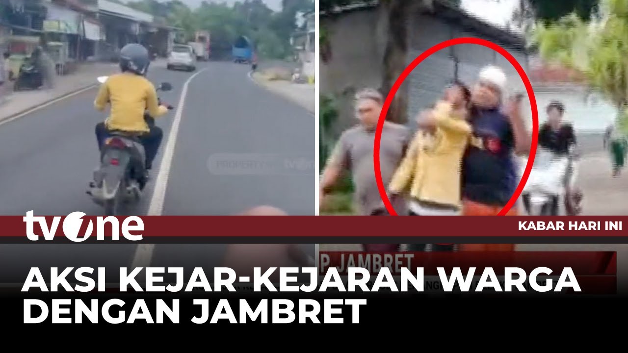 Menegangkan!! Warga dengan Pelaku Jambret Terlibat Aksi Kejar-kejaran | Kabar Hari Ini