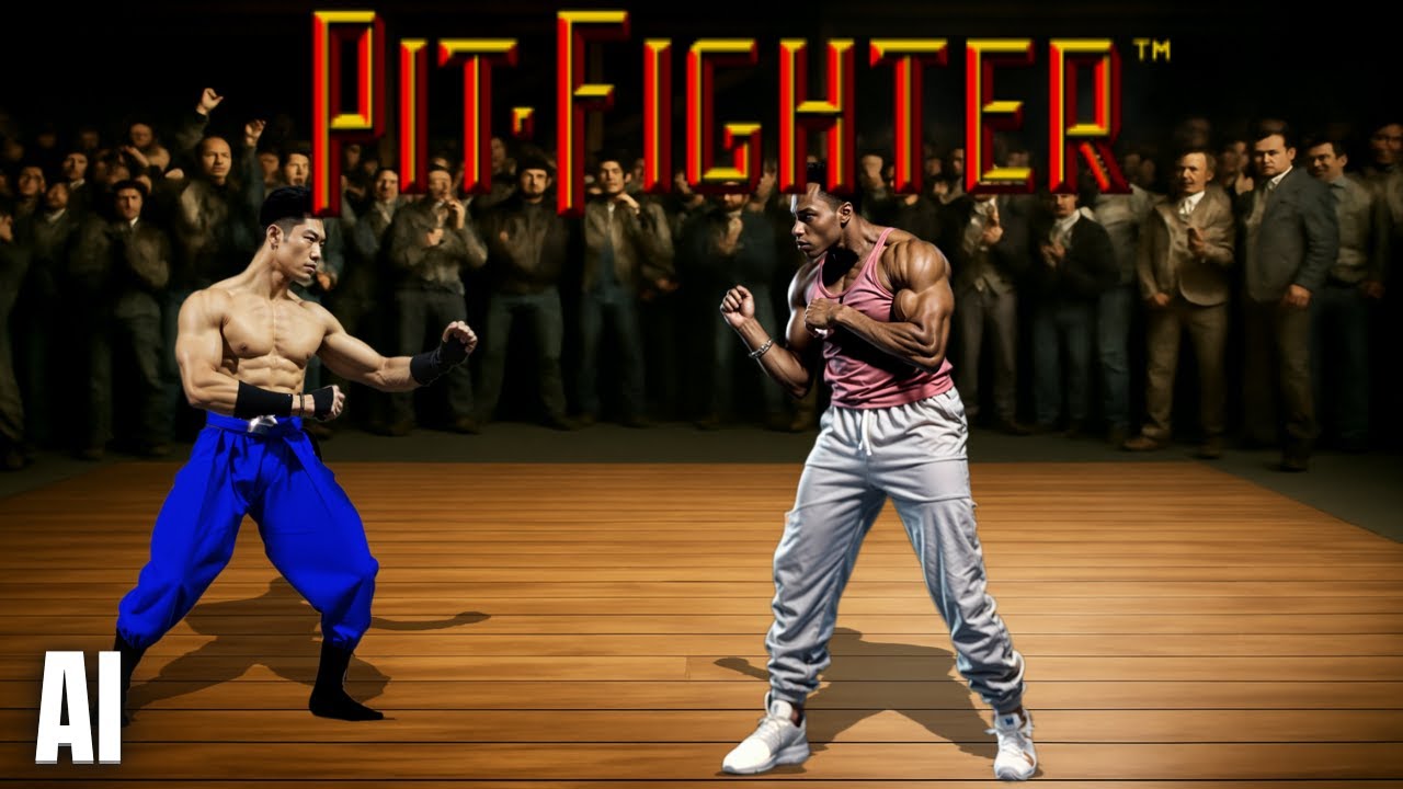 Pit-Fighter &ndash; Reimagining a Classic Game with AI and Hyper-Realistic Upscale