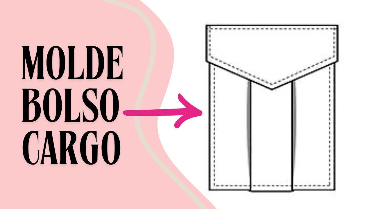 Molde De Bolso Cargo | Dois modelos em um! - Melhor Explicação