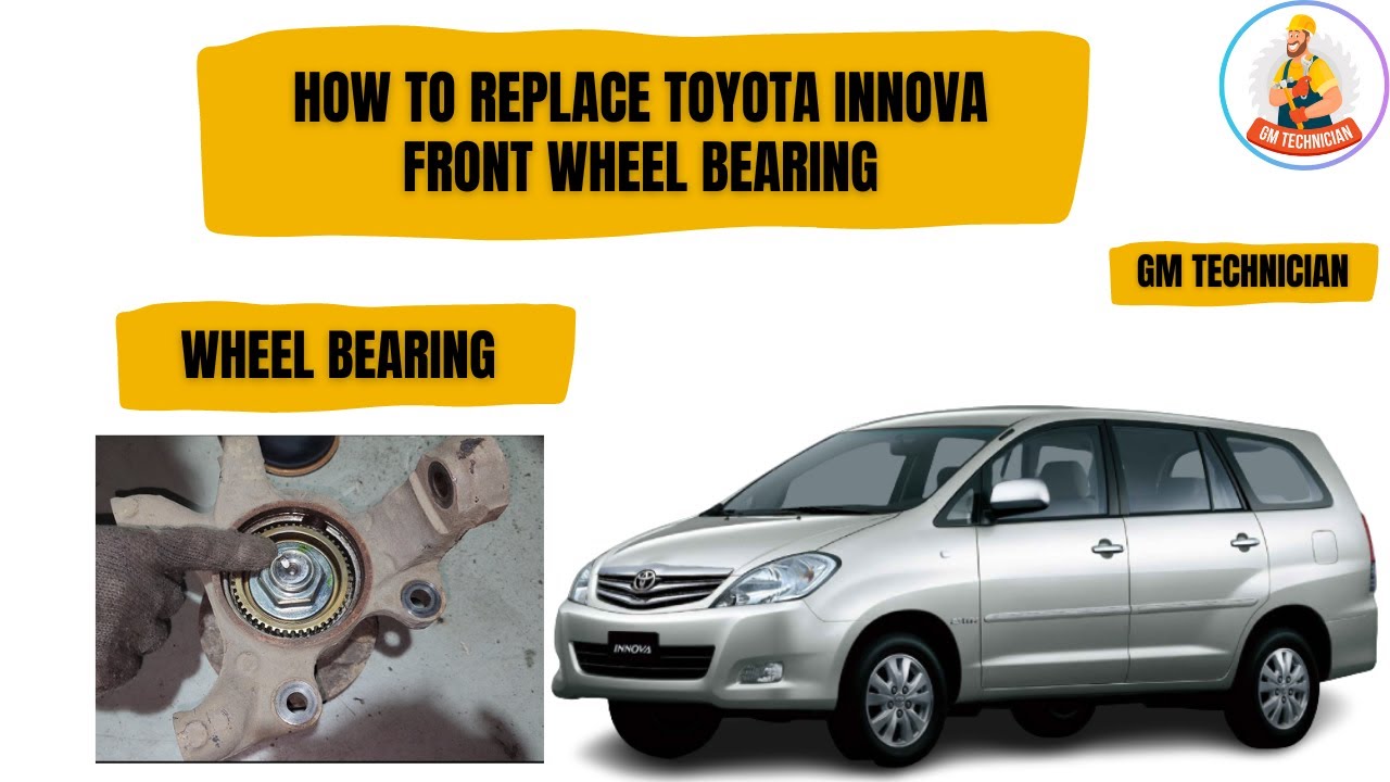 How to Replace Toyota Innova Front Wheel Bearing in Hindi #toyota #wheelbearing #innova