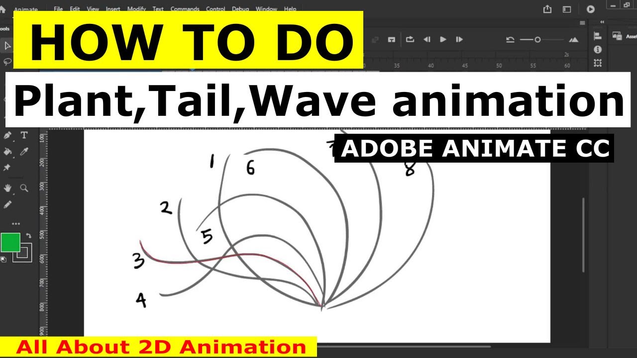 how to do wave or curve animations. like tail. plant, leaf...