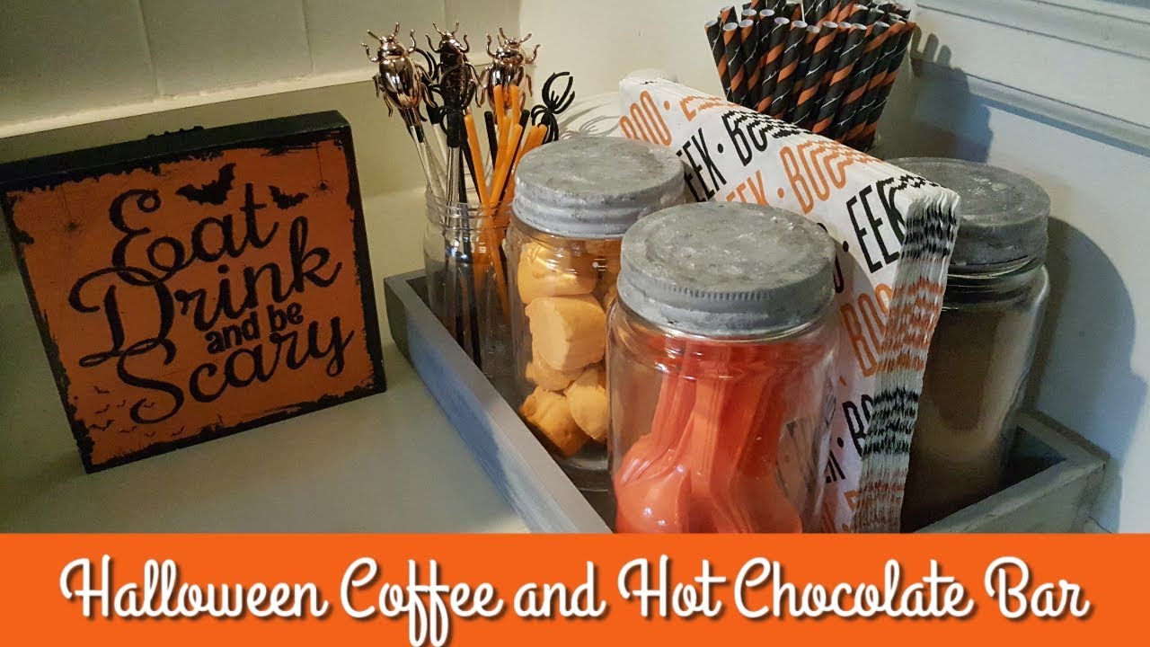 HALLOWEEN COFFEE AND HOT CHOCOLATE BAR | OCTOBER 2019