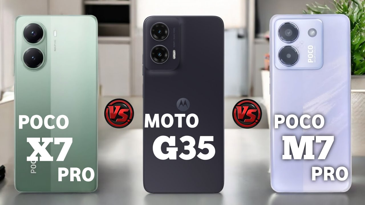 Poco X7 pro V/S Motorola Moto G35 V/S Poco M7 pro 5G #pn59tech