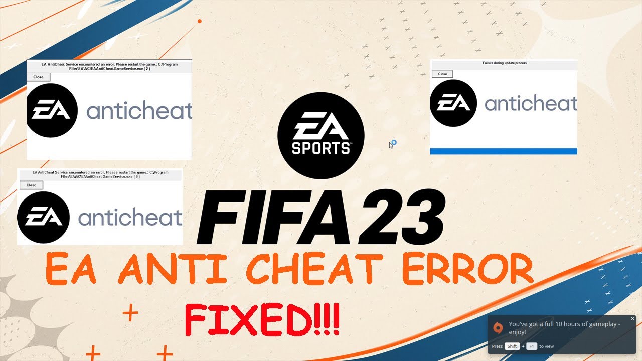 FIFA 23 Anti Cheat Error | Fix Fifa 23 EA Anticheat Service Encountered An Error