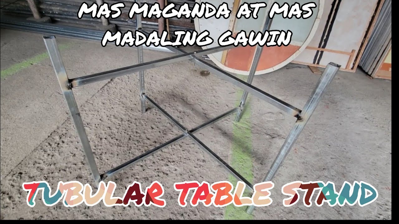 PAANO GUMAWA NG TABLE STAND NA TUBULAR? BasLag tv