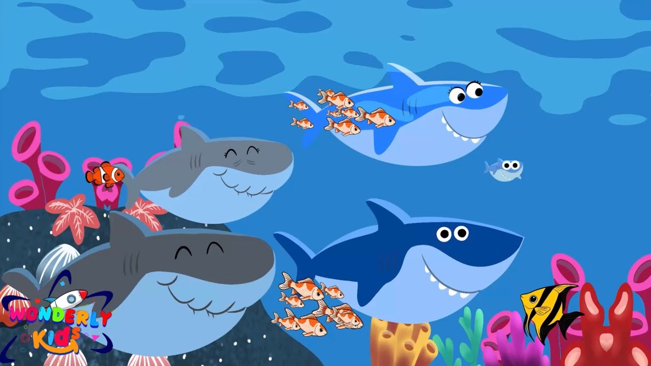Baby Shark l Nursery Rhyme & Kids Songs l Wonderly Kids