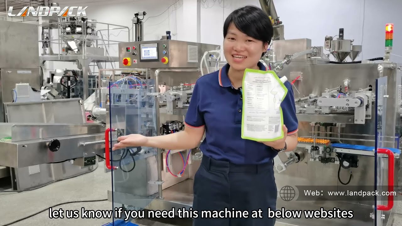 Automatic Laundry Detergent Standup Pouch Premade Pouch Packing Machine
