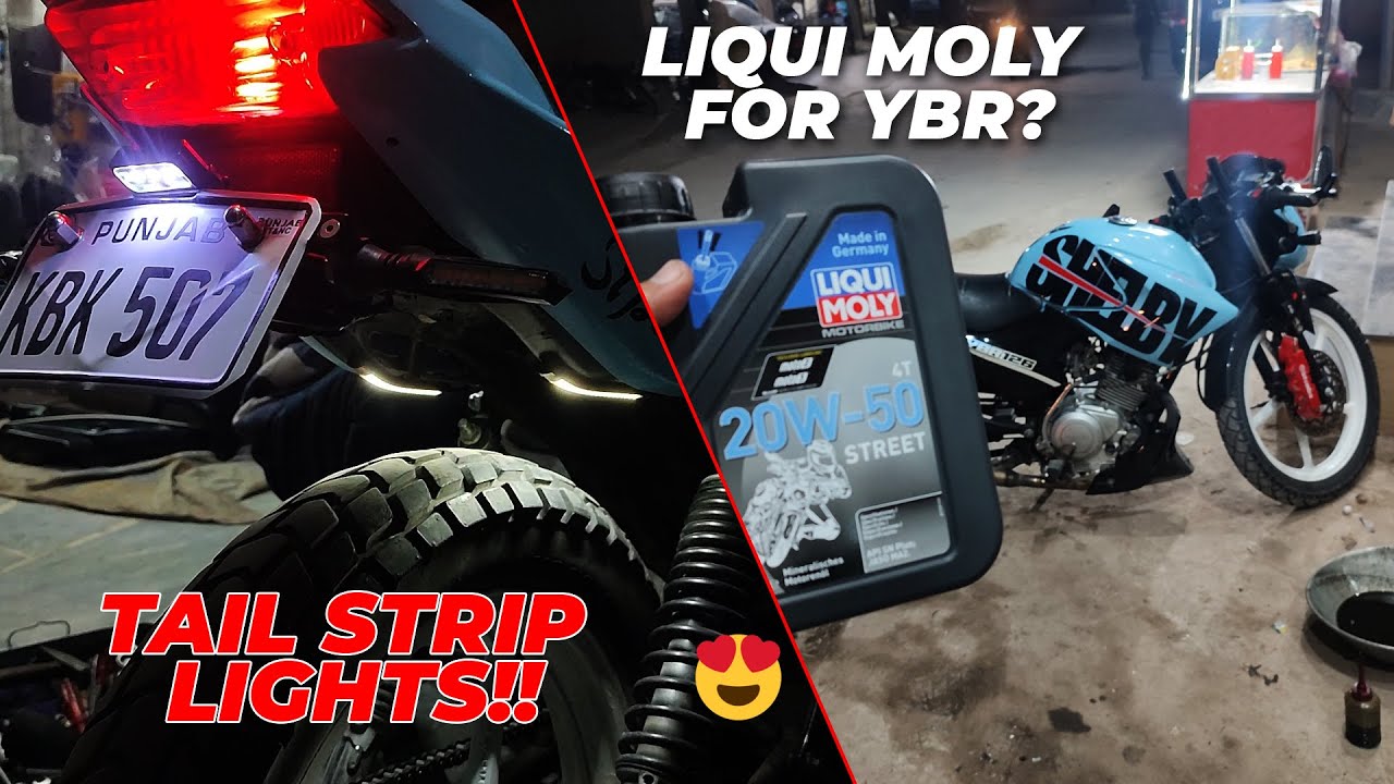 Liqui Moly in YBR 125 | New Indicators Installed on SHELBY 😍