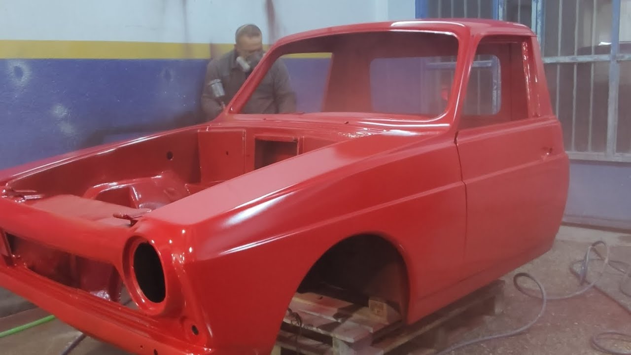 KIRMIZI ŞİMŞEK ANADOL 1978 BOYAMA AŞAMASI