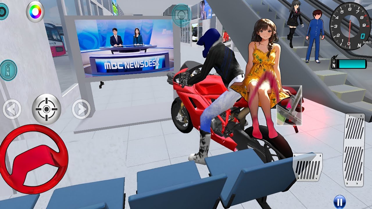 I Found a Working TV at Bus Terminal 😱 | 3D Driving Class New City Update