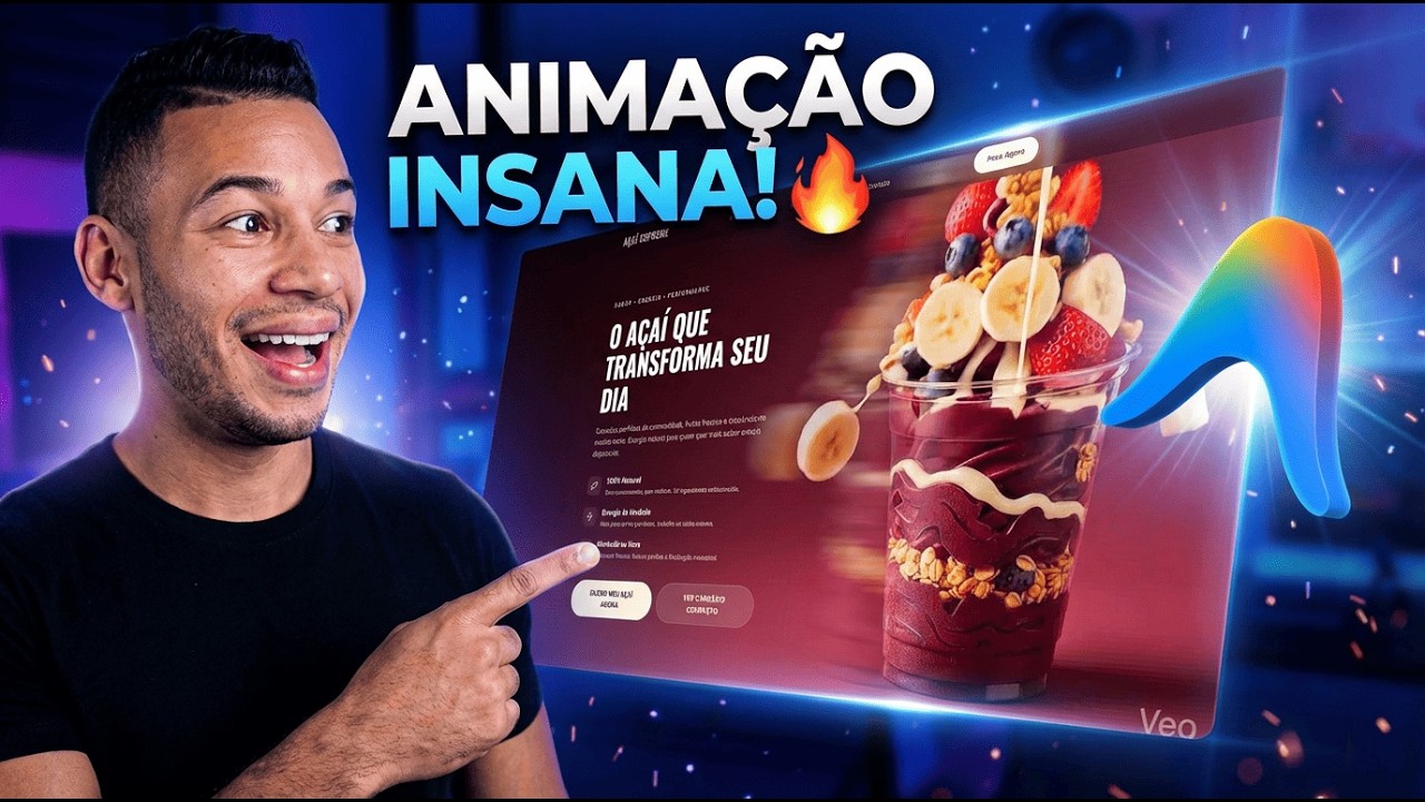 Do zero ao site animado: Antigravity na prática (sem complicação)