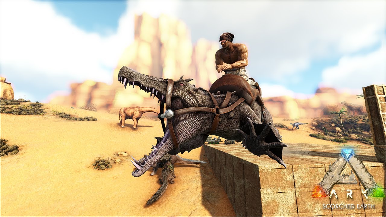Kaprosuchus Evcilleştirme ve Ev - ARK: Scorched Earth  #6