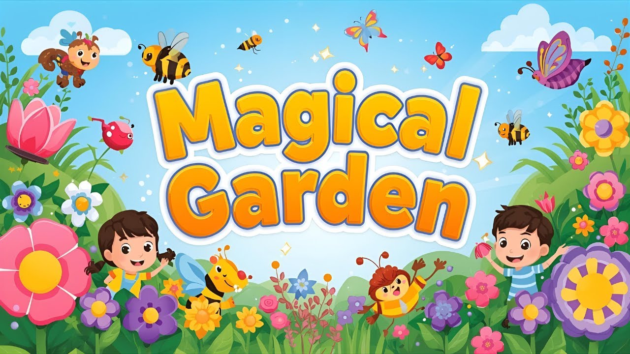 🌸 Magical Garden Adventure for Kids | Fun Learning & Nature | SparklePlayKids