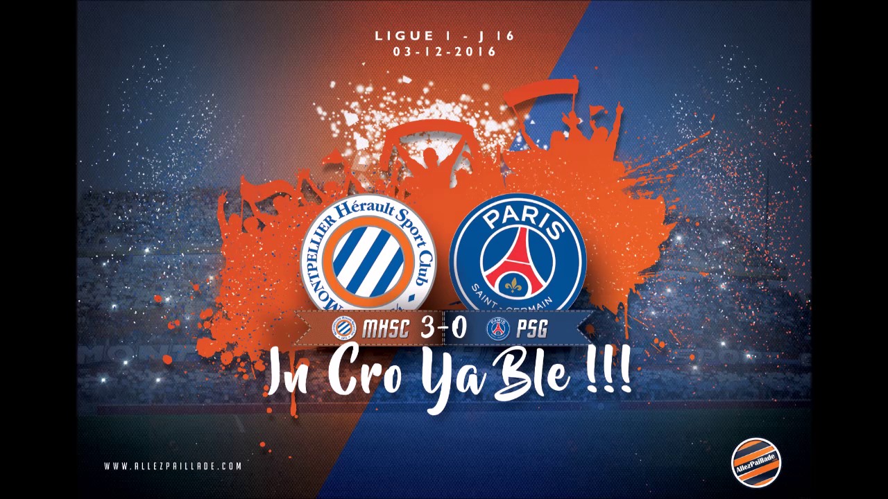 [AUDIO] MHSC 3-0 PSG - Les buts par Philippe Sers
