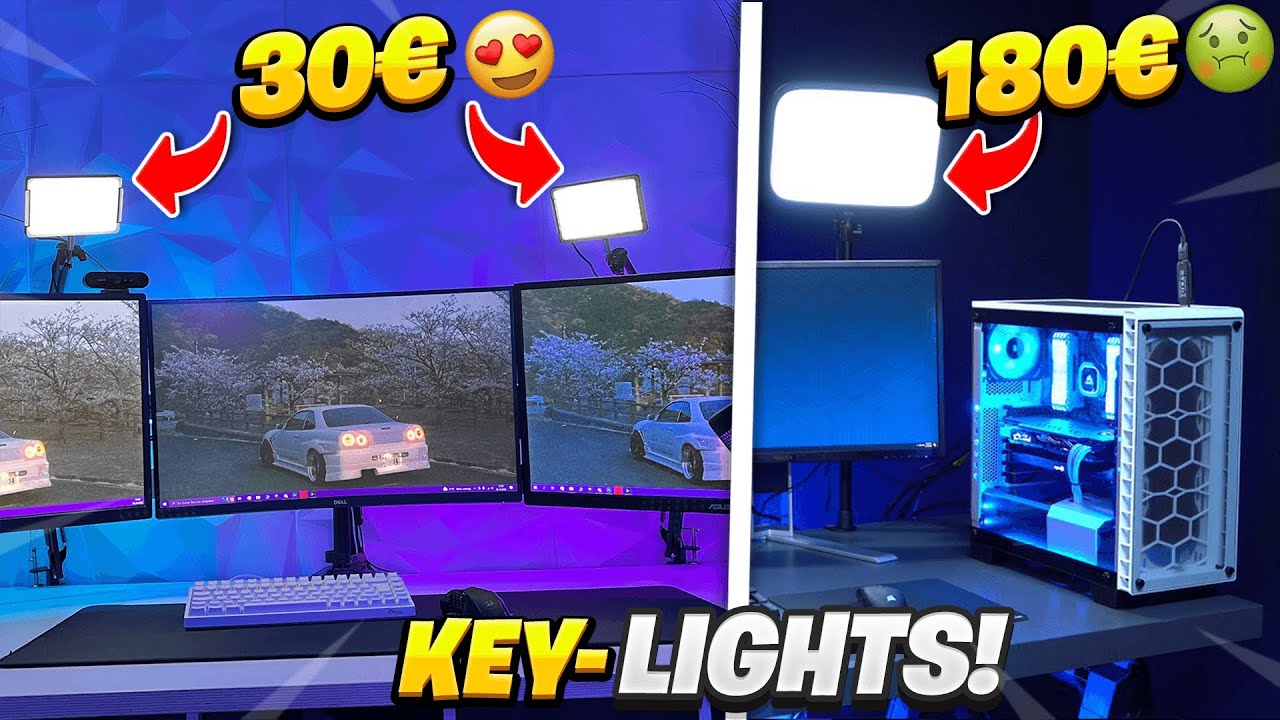 Die BESTE STREAMER BELEUCHTUNG für 30 EURO!🤑 Alternative zu Elgato Key-lights!