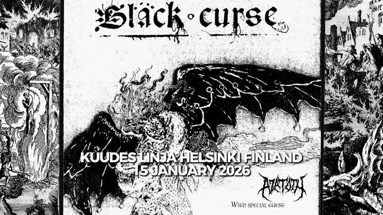 BLACK CURSE, AZATOTH, 15 JANUARY 2026 KUUDES LINJA HELSINKI FINLAND