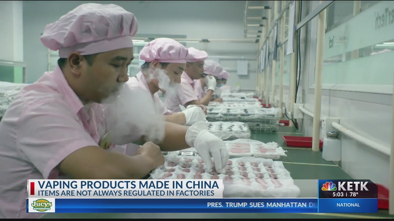 Most vaping products sold in U.S. made in China