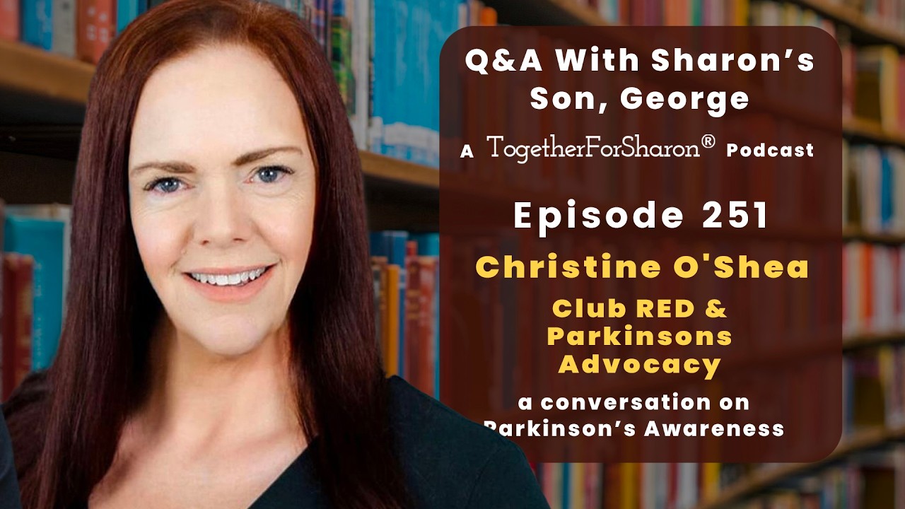 Q & A with Sharon's son, George. Episode 251 Special Guest Christine O'Shea, Books & Club Red