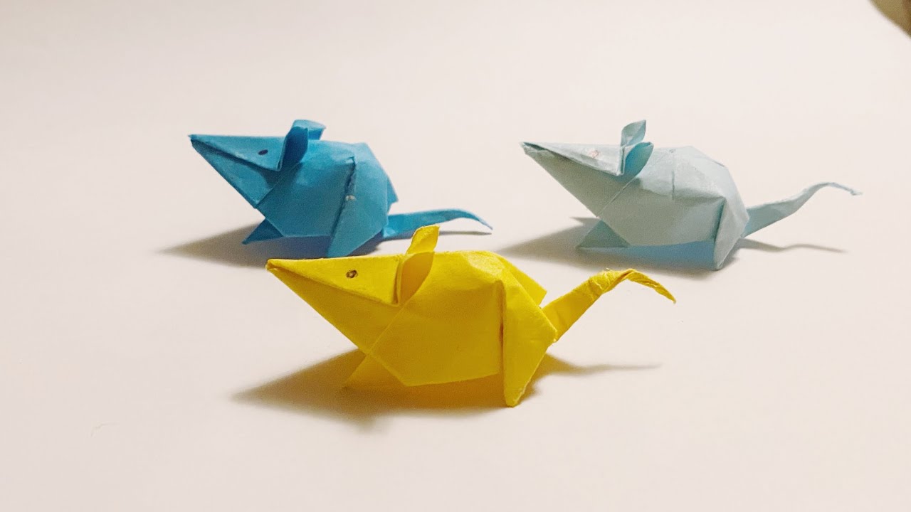 29. Origami mouse 折纸小老鼠