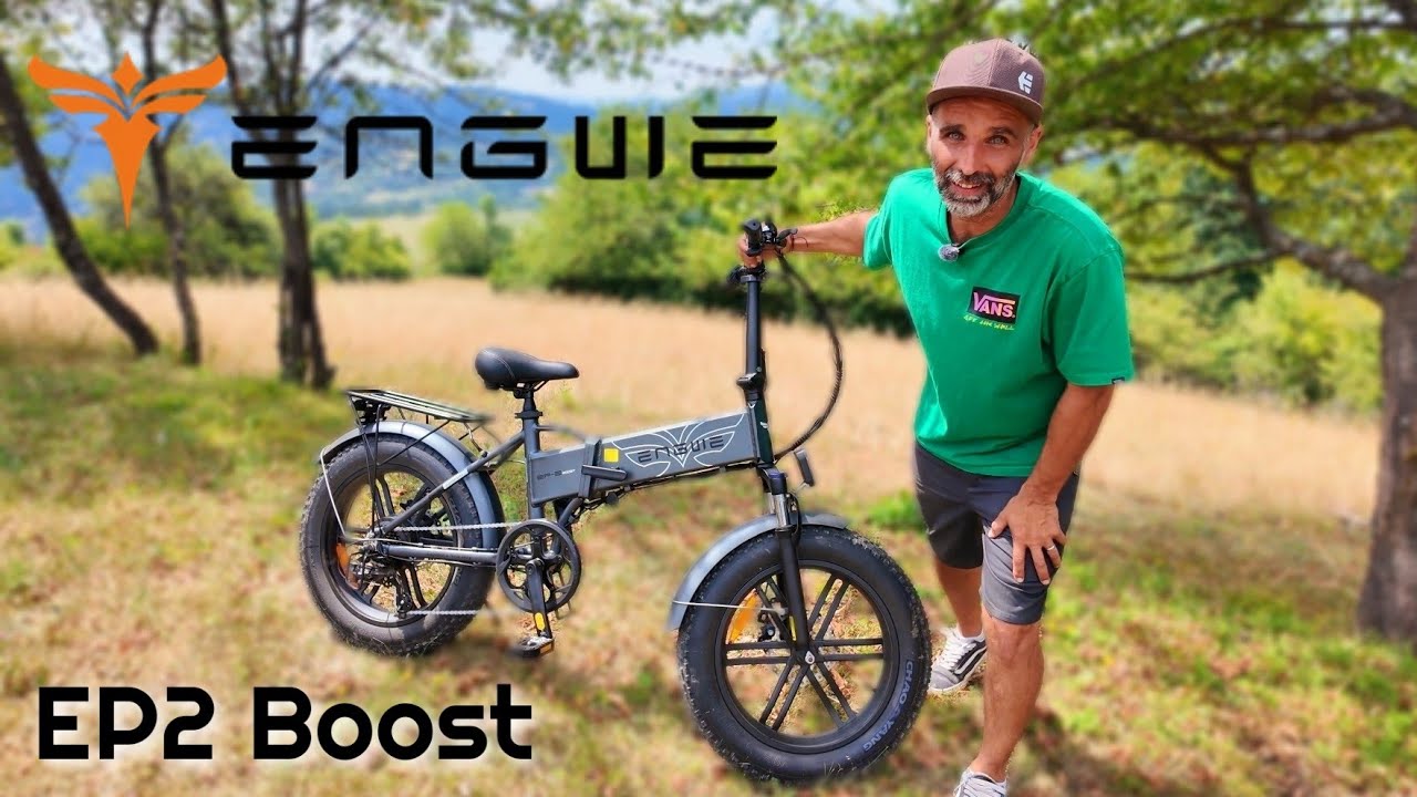 Skladací elektrobicykel ENGWE EP2 - Boost, ktorý spĺňa EU legislatívu.