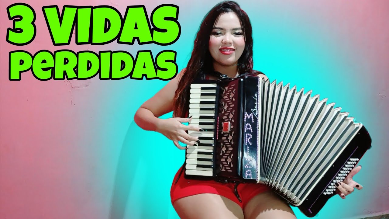 TRÊS VIDAS PERDIDAS com Luizinho, Limeira e Zezinha na acordeon