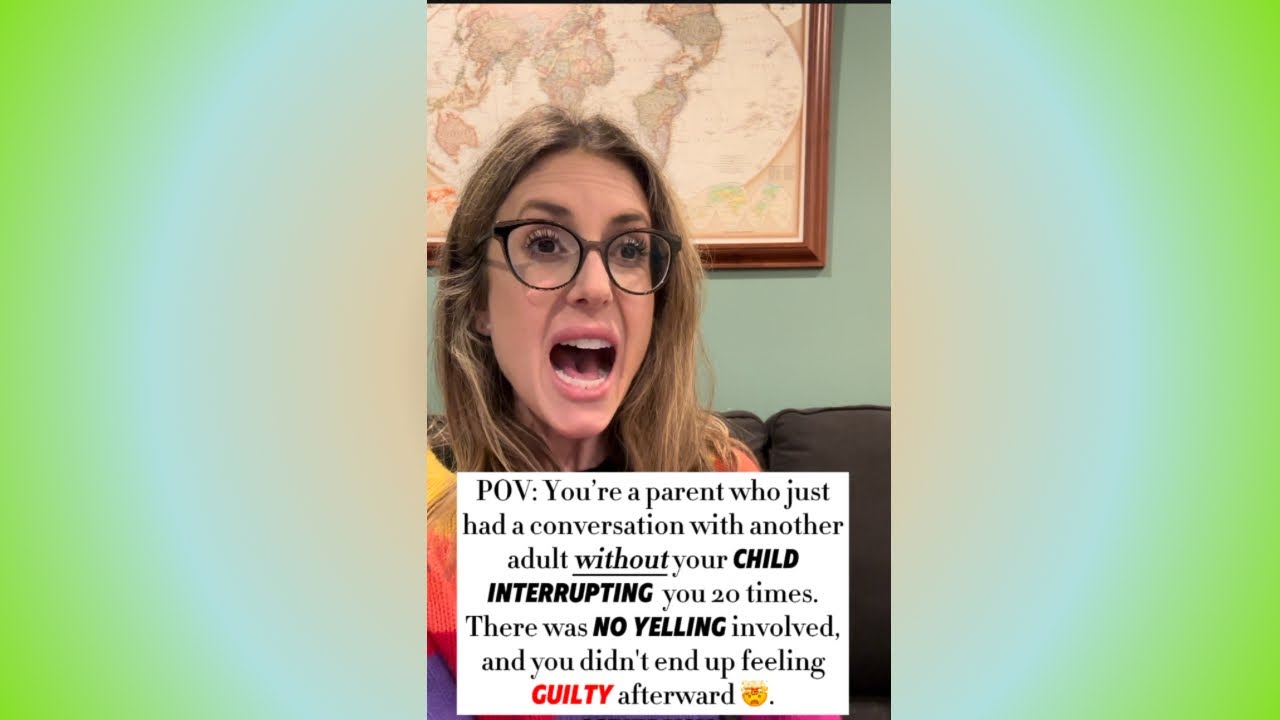 How to get your child to stop interrupting you so there is no yelling and you don't feel guilty ❤️