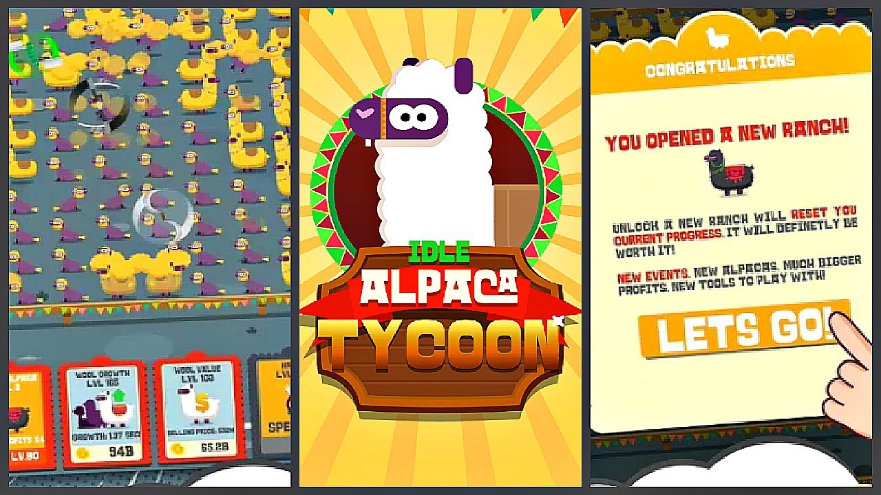 Idle Llama Tycoon (Gameplay Android)
