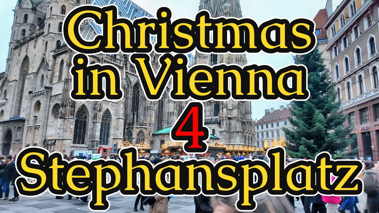 Vienna at Christmas 🎄 | Part 4 | Stephansplatz Walking Tour | 4K
