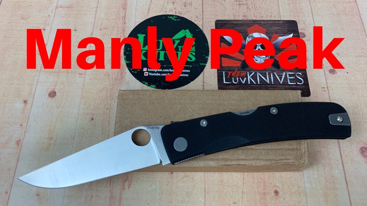 Manly Peak lock back folder   Full size but slender easy carry !