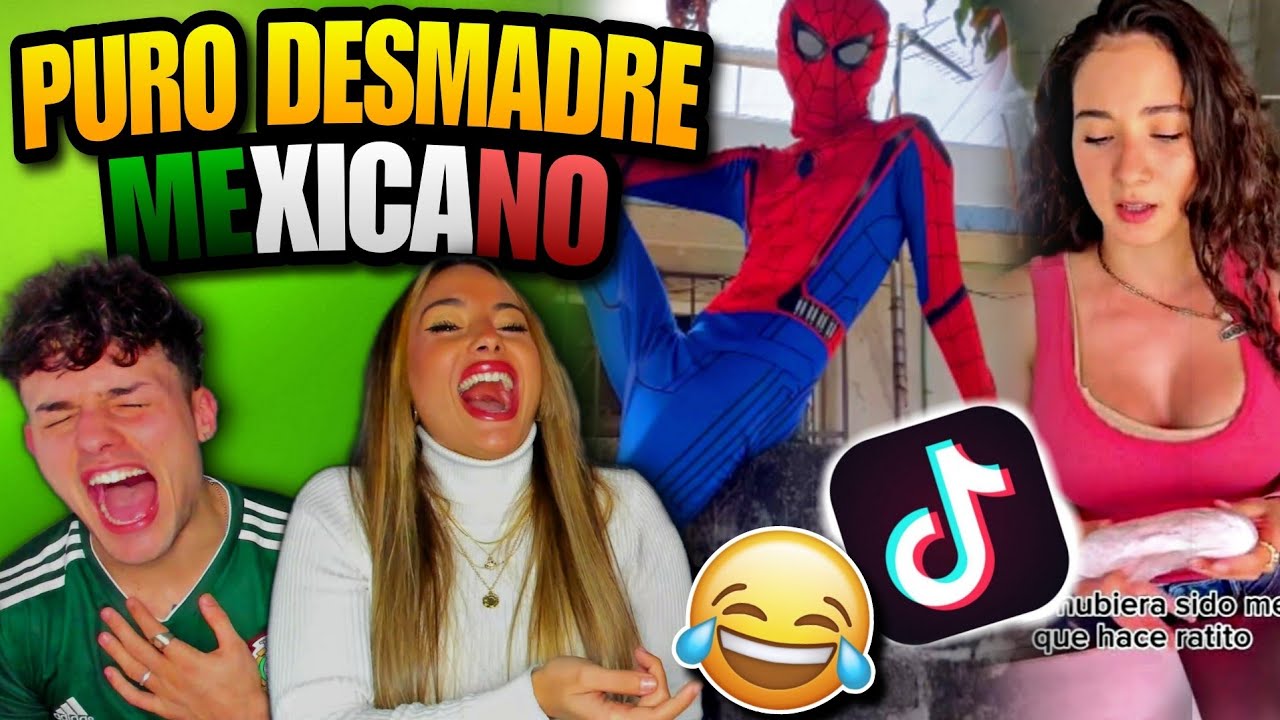 🇪🇸 ESPAÑOLES REACCIONAN a PURO DESM4MDRE MEXICANO 🇲🇽😂**HUMOR & TIKTOKs de MÉXICO**