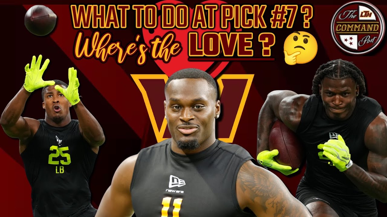 Command Post LIVE! | After 3 Days of the Combine, Here's What I Would Do With the 7th Overall Pick❗