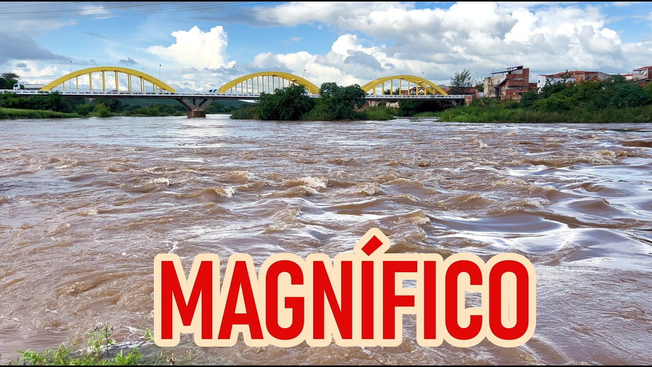 MAGNÍFICO RIO SALGADO EM ICÓ É IMPRESSIONANTE QUANTIDE DE ÁGUA PARA AÇUDE CASTANHÃO 04/03/2026