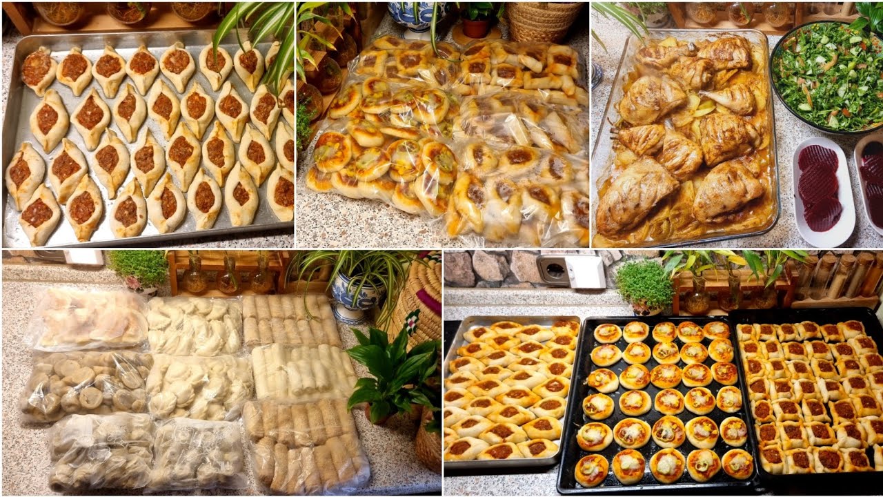 كيلو طحين واحد سويت كمية وفيرة من مفرزنات رمضان 👌 الطريقة والعجينة الامثل لتفريز العجينة المخمرة🙅‍♀️