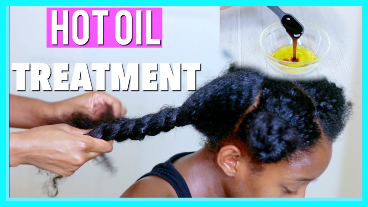 EASY DIY Hot Oil Treatment For TYPE 4A Extremely Dry, Tangled Hair On My Little Girls Natural Hair