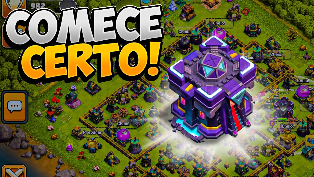 GUIA DEFINITIVO para Começar Muito bem no Cv15 - Clash of Clans!