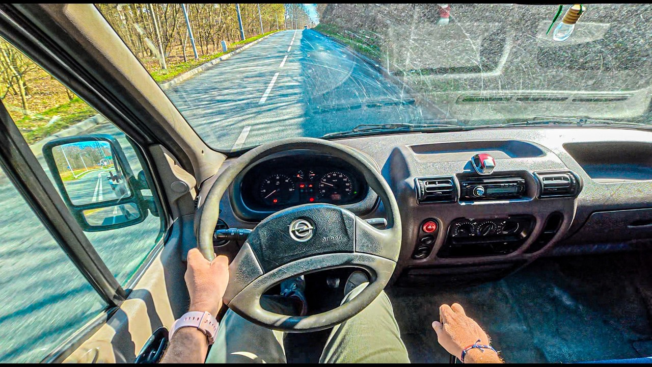 2001 Opel Movano | 2.8 DTI 114 HP | POV Test Drive #2736 | Joe Black