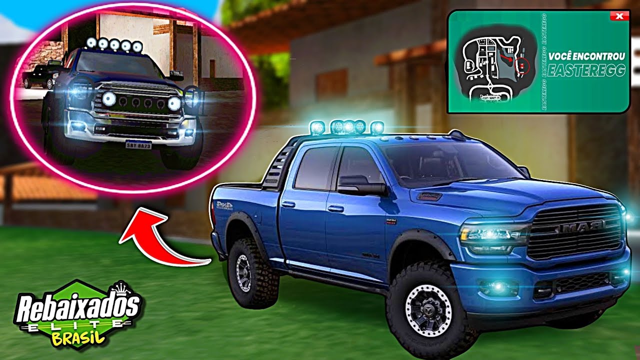 ATIVEI O EASTER EGG QUE LIBERA A DODGE RAM SECRETA COM UPGRADES ABSURDOS!!😱 REBAIXADOS ELITE BRASIL 