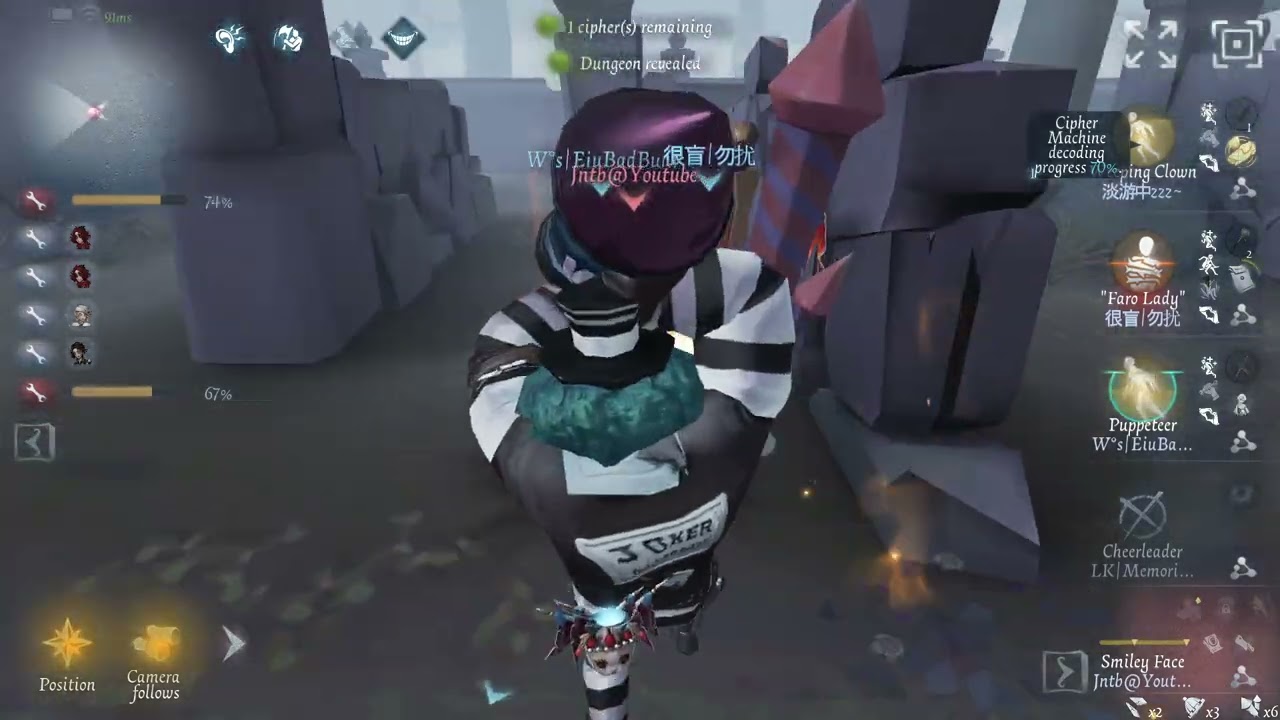 Identity V | S40 | Rank match | Smiley Face | The Red Church