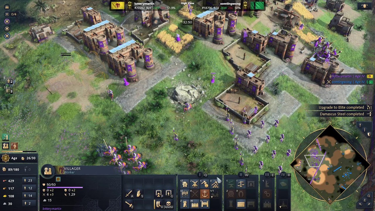 AOE4 Gold League Solo+Team 1/3/26 Morning