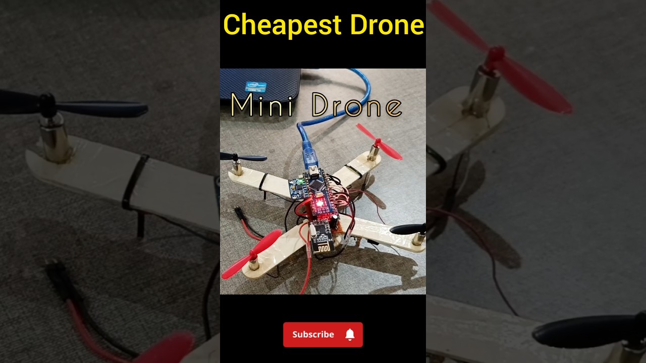 The Cheapest long Range Arduino Nano Mini Drone #shorts #drone #arduino #viral #diy