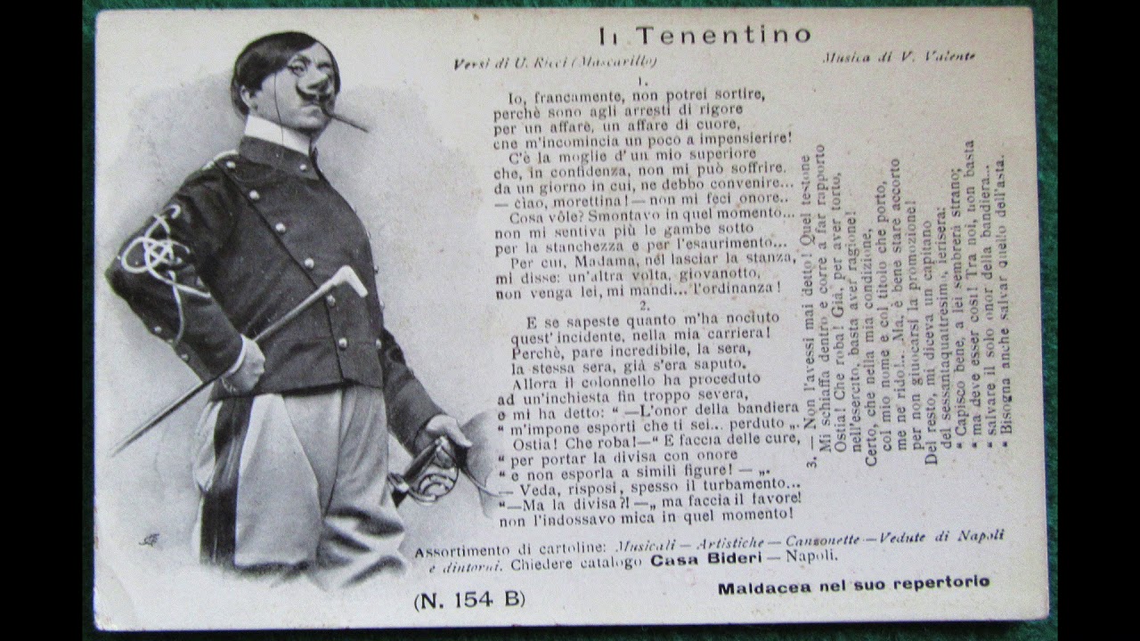 Nicola Maldacea - Il tenentino