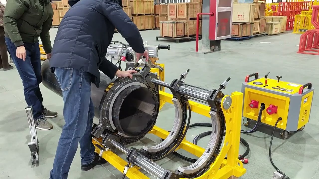 WELPING HDPE pipe butt fusion welding machine 450mm