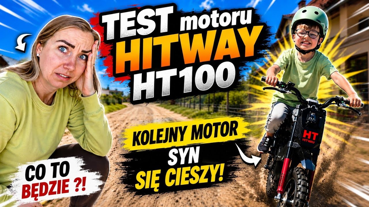 Kolejny motor ⁉️ Oli pod wrażeniem ‼️ Test HITWAY HT100 🔥🔥🔥