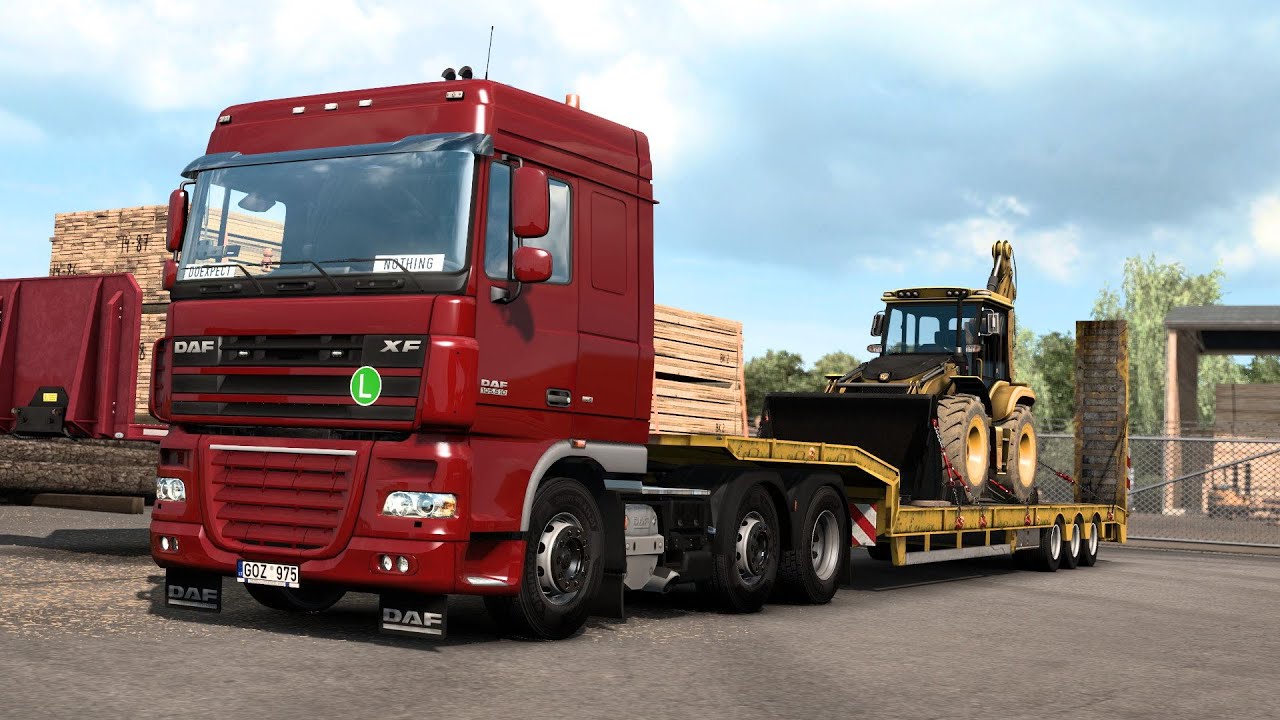 ETS2 1.36 Open Beta DAF XF105 Kaunas - Utena - Panevėžys