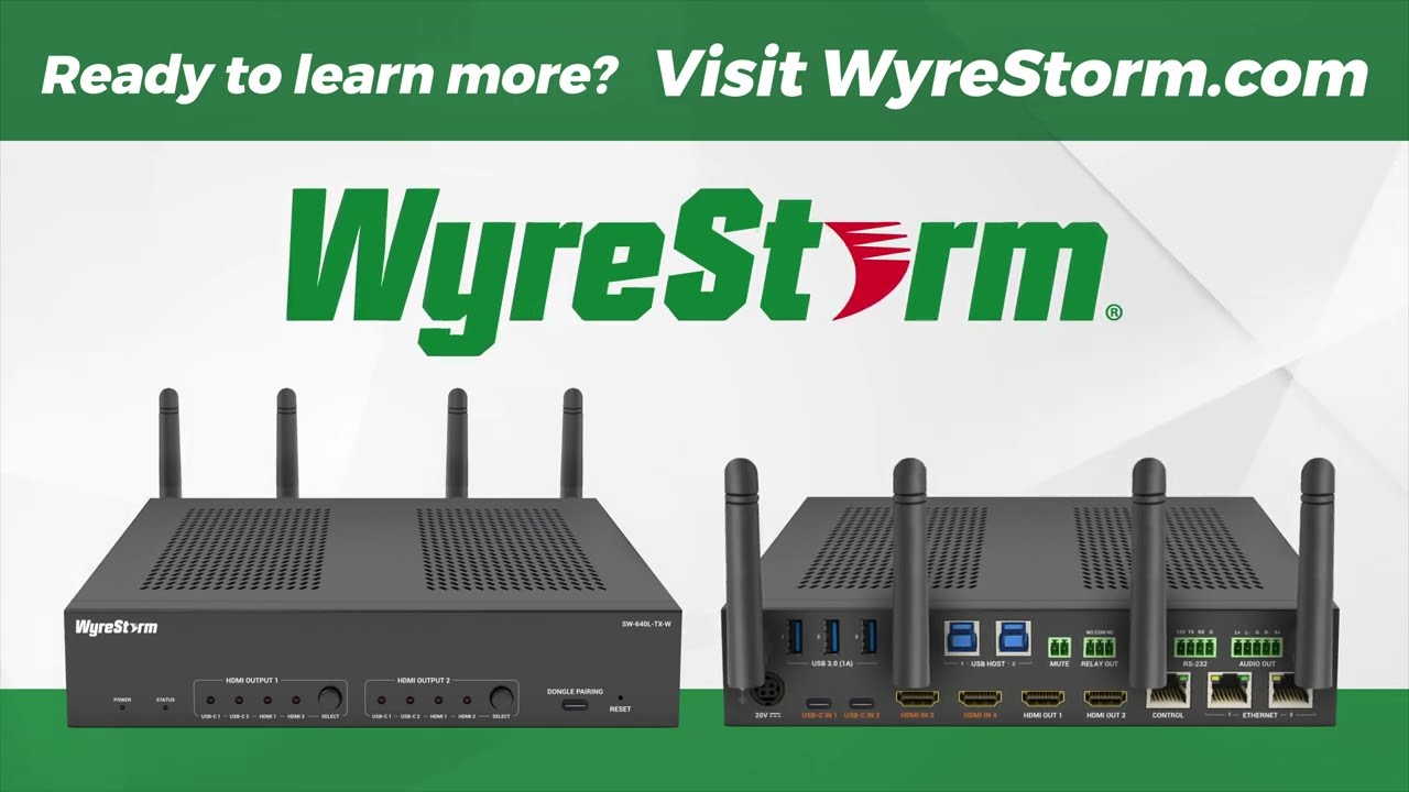 WyreStorm SW-640L-TX-W Unboxing and Setup