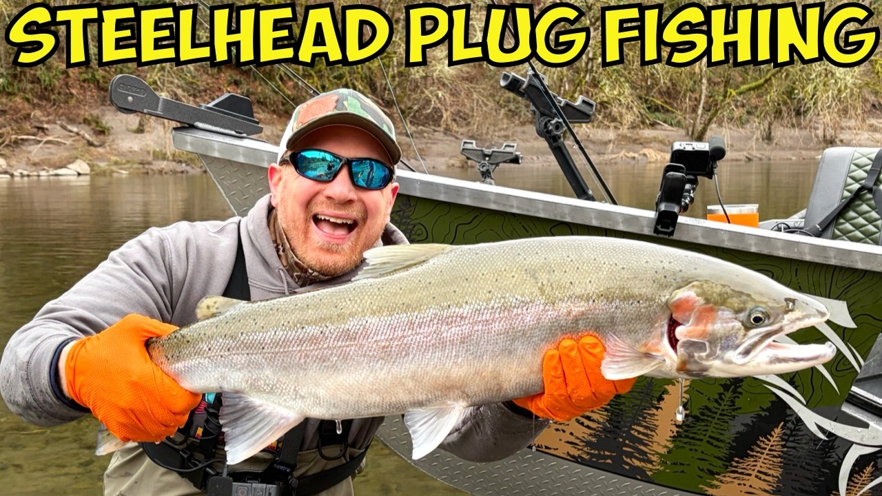 Epic Winter Steelhead Fishing with Plugs (A Fish for the Broodstock Program!)