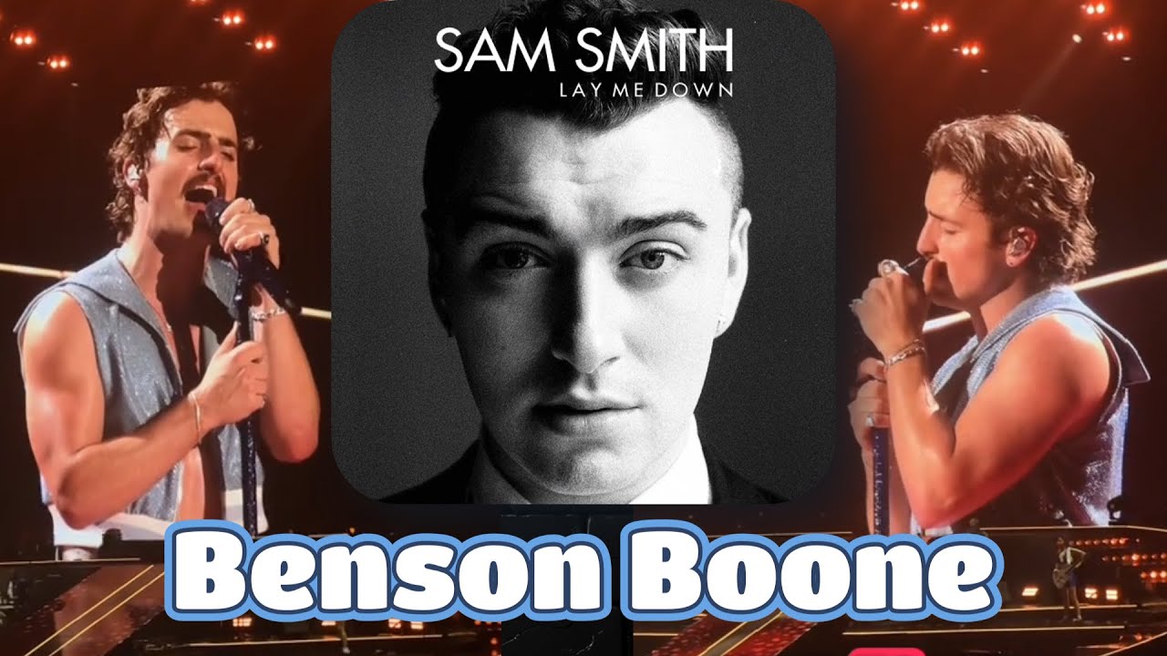 Benson Boone covers Lay Me Down by Sam Smith in Seattle 2025 #livepreformance