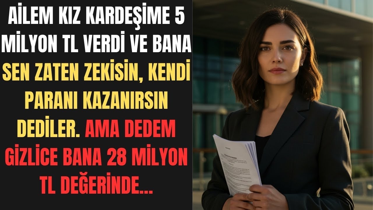 Ailem Kız Kardeşime 5 Milyon TL Verdi ve Bana 'Kendi Paranı Kazan' Dedi - Dedem Gizlice Bana...